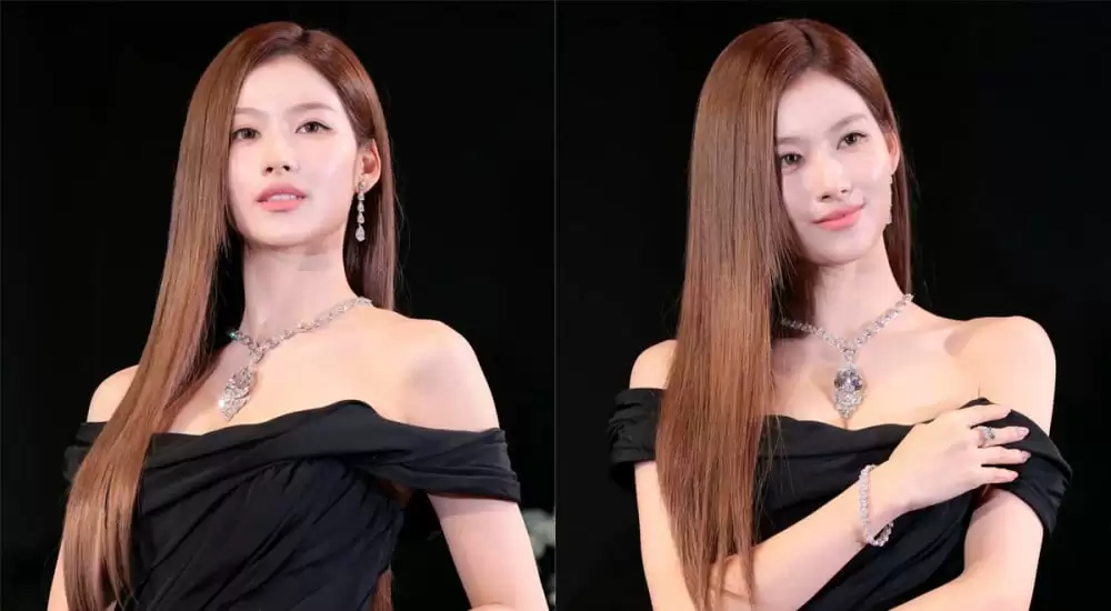 TWICE’s Sana Stuns in Over $46 Million USD Worth of ‘Graff’ Jewelry, Featuring the World’s First 205-Carat Diamond Necklace